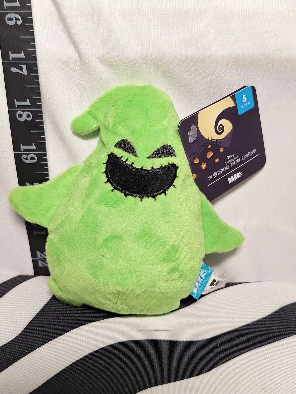 NWT Bark Nightmare Before Christmas Jack w/ Sally and Oogie Dog Toys, XS-S & S